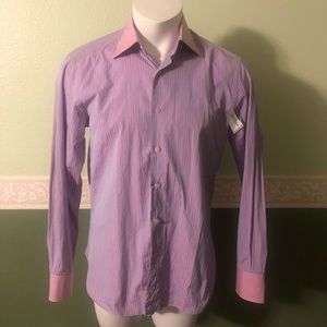 Stefano Ricci thin striped dress shirt